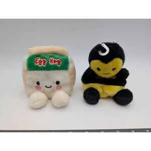 Aurora Palm Pals Queeny Bumble Bee Egg Nog Emery Plush 2024 Stuffed Animal Toy